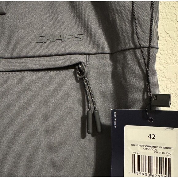 Chaps Golf Shorts Men's 42  Slim‎ Fit 9" Inseam Stretch Breathable - Picture 5 of 5